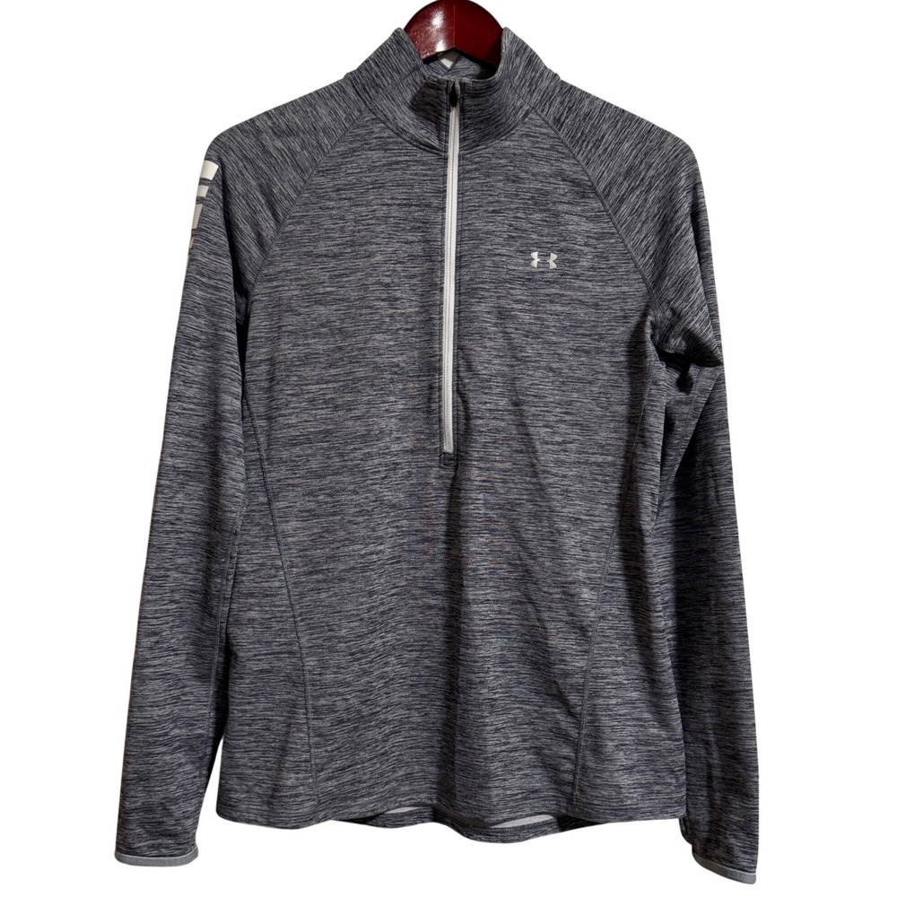 Under Armour Womens Tech Twist 1/4 Zip Pullover Gray Heather small
